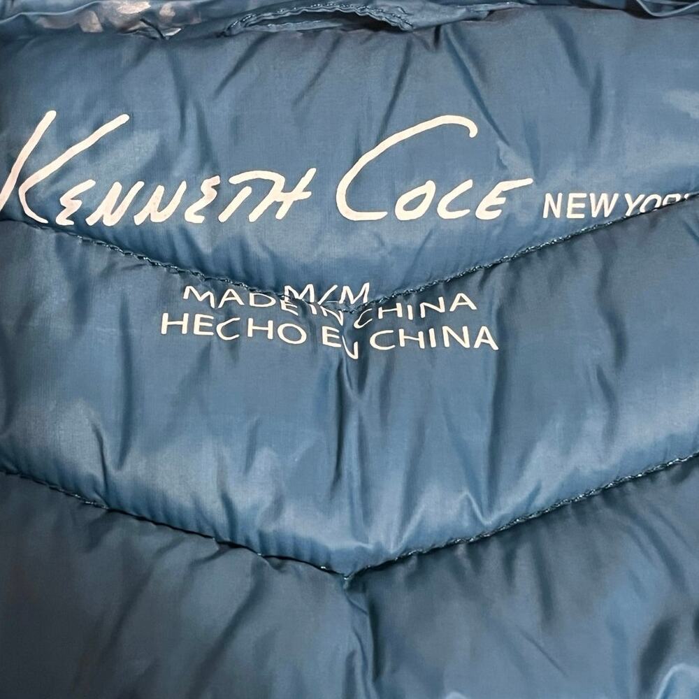 Teal Puffer Vest ✨ Kenneth Cole • Cozy Layer • Women’s M - Picture 2 of 7